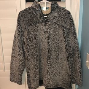 Oversized Gray Sherpa